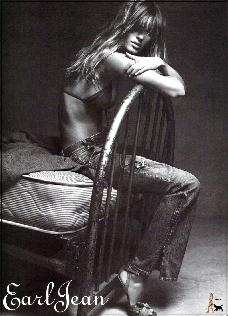 Gisele Bundchen featured in  the Earl Jean advertisement for Spring/Summer 2004