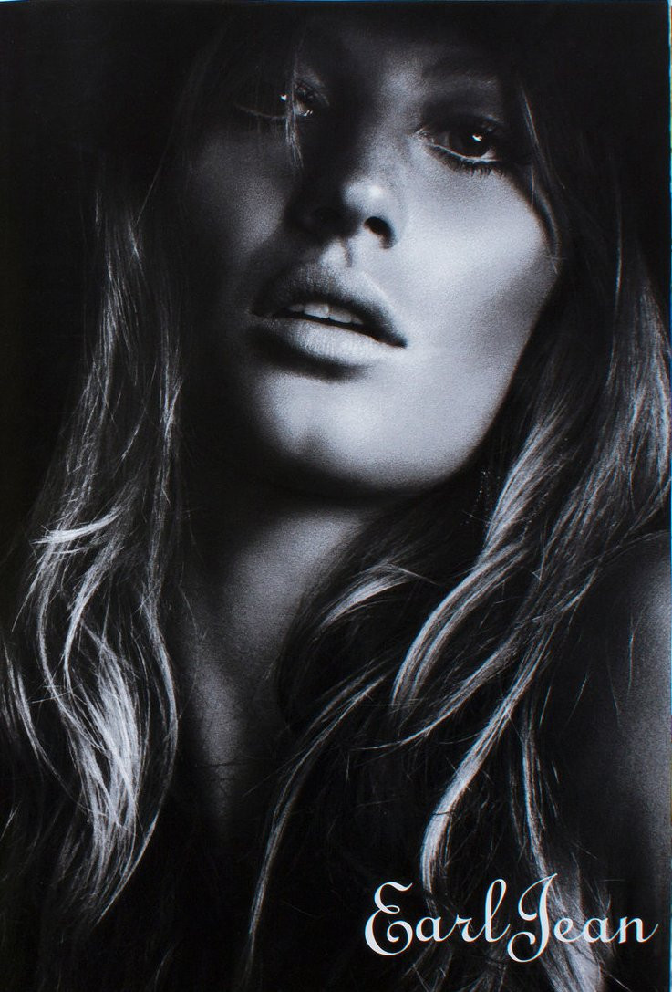 Gisele Bundchen featured in  the Earl Jean advertisement for Spring/Summer 2004