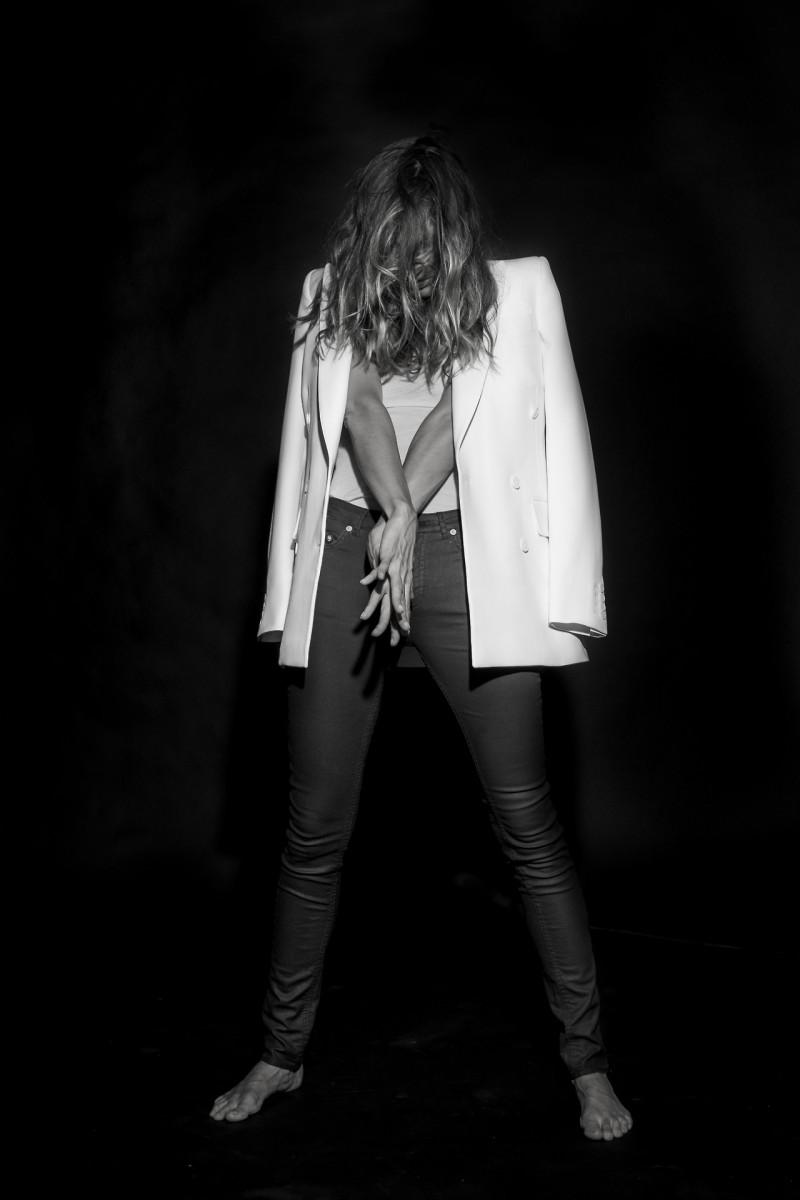 Gisele Bundchen featured in  the BLK DNM advertisement for Autumn/Winter 2013