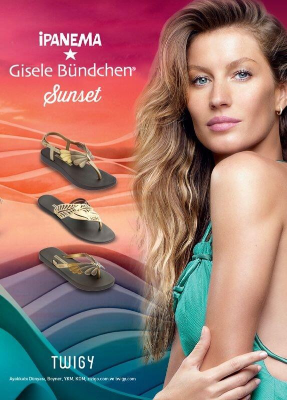 Gisele Bundchen featured in  the Ipanema advertisement for Spring/Summer 2013