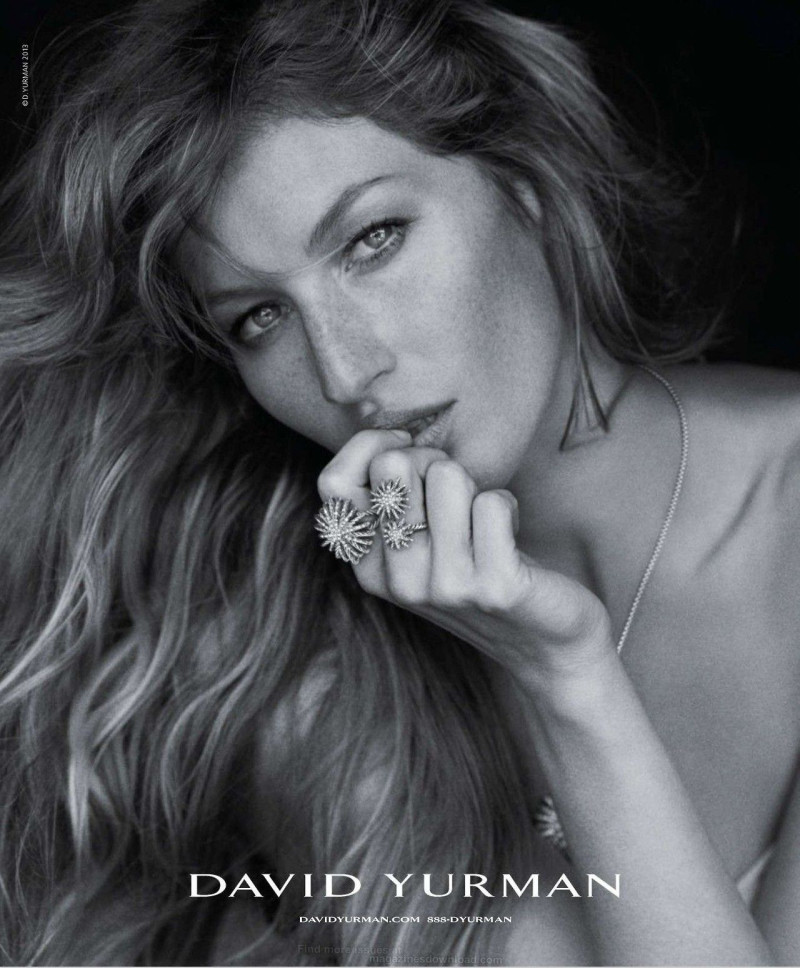 Gisele Bundchen featured in  the David Yurman advertisement for Spring/Summer 2013