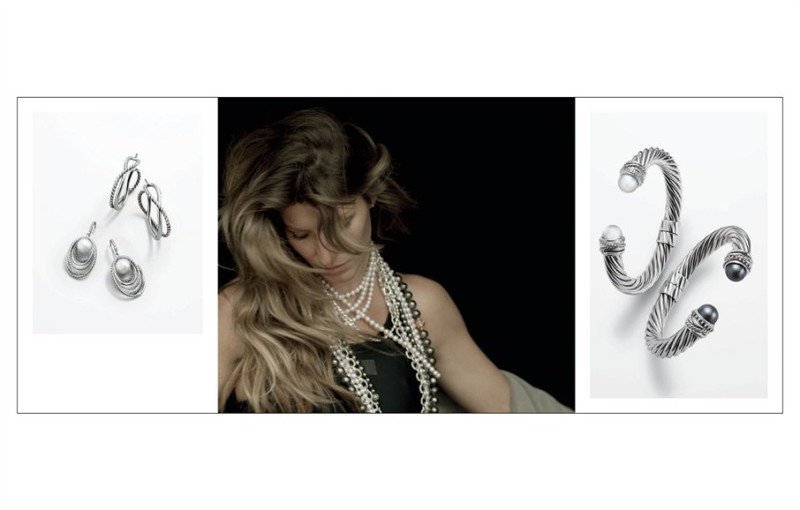 Gisele Bundchen featured in  the David Yurman catalogue for Holiday 2012