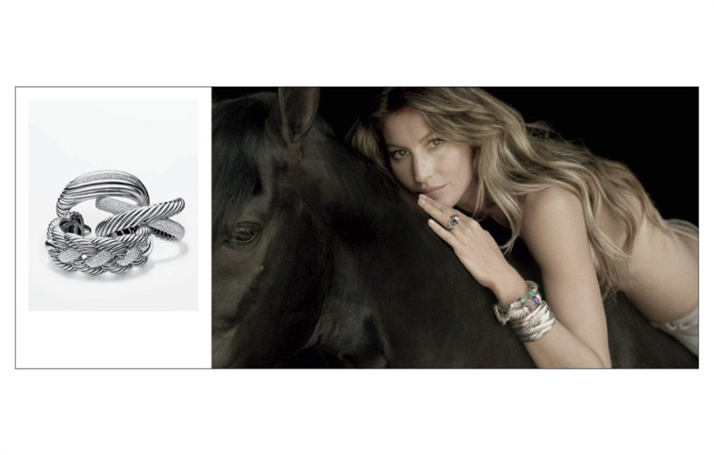 Gisele Bundchen featured in  the David Yurman catalogue for Holiday 2012