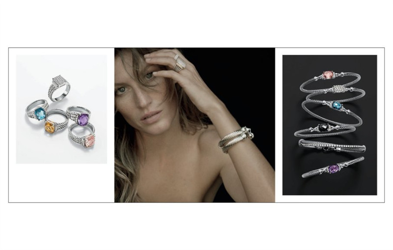 Gisele Bundchen featured in  the David Yurman catalogue for Holiday 2012