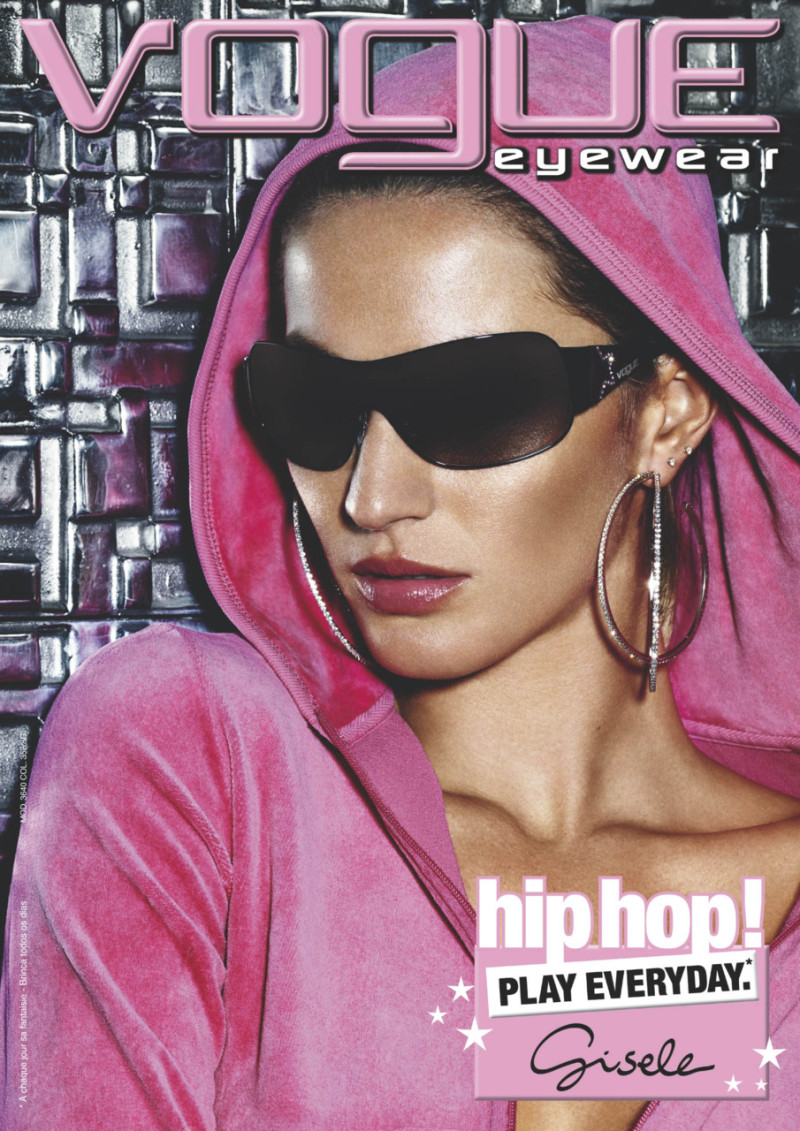 Gisele Bundchen featured in  the Vogue Eyewear advertisement for Spring/Summer 2008