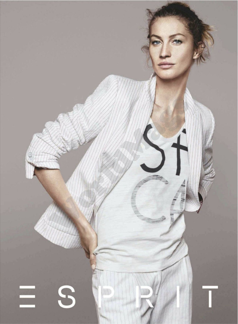 Gisele Bundchen featured in  the Esprit advertisement for Spring/Summer 2012