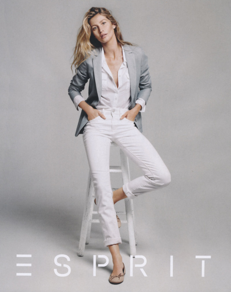 Gisele Bundchen featured in  the Esprit advertisement for Spring/Summer 2012