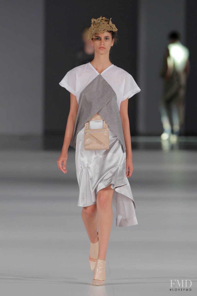 Antonina Petkovic featured in  the Yiorgos Eleftheriades fashion show for Spring/Summer 2014