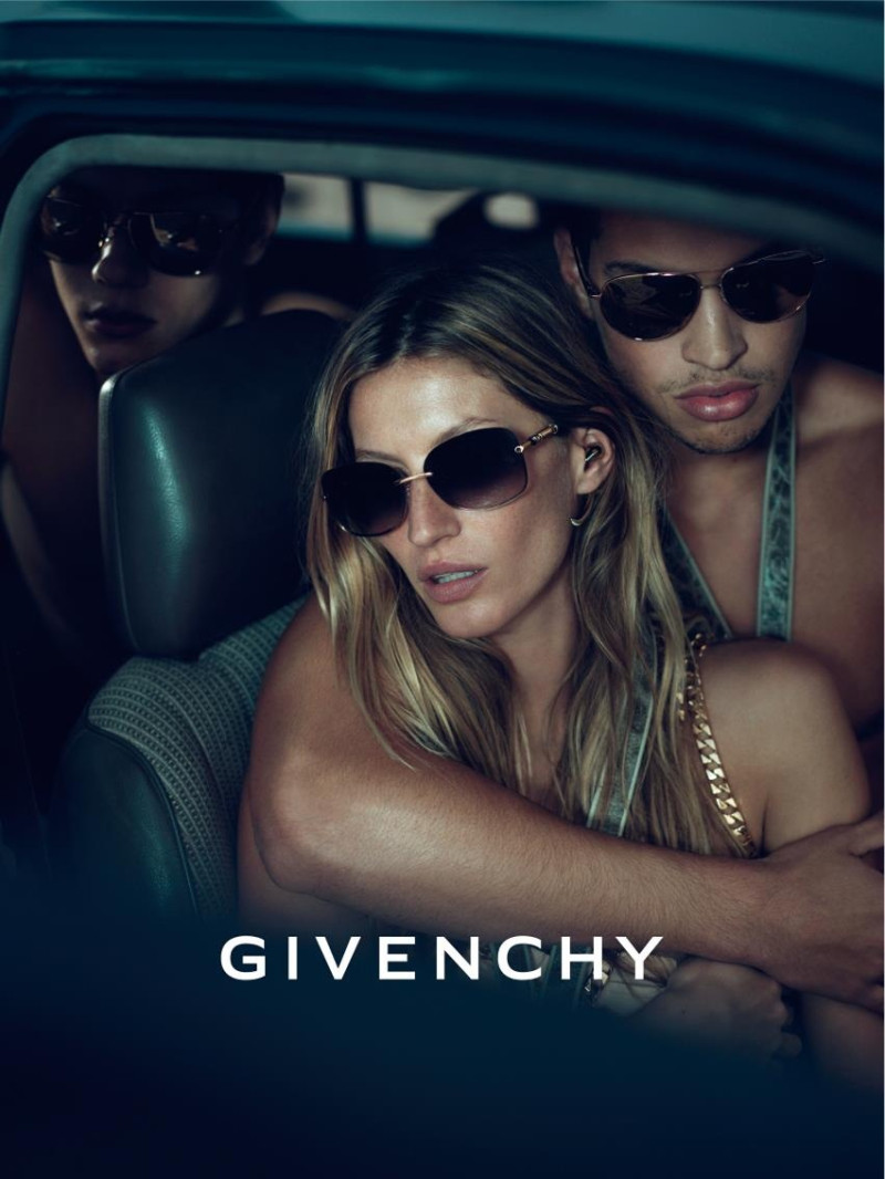 Gisele Bundchen featured in  the Givenchy Eyewear advertisement for Spring/Summer 2012