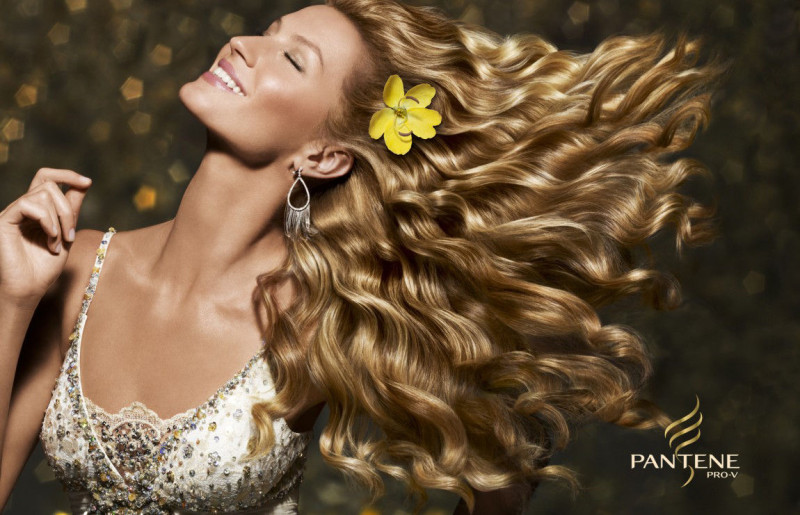 Gisele Bundchen featured in  the Pantene advertisement for Spring/Summer 2012