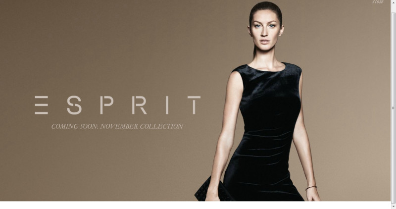 Gisele Bundchen featured in  the Esprit advertisement for Autumn/Winter 2011