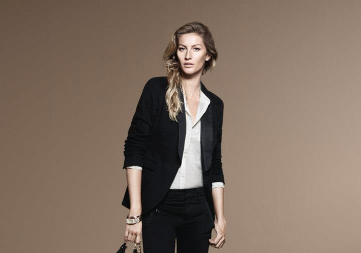 Gisele Bundchen featured in  the Esprit advertisement for Autumn/Winter 2011