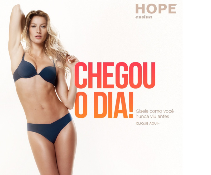 Gisele Bundchen featured in  the Hope advertisement for Autumn/Winter 2011