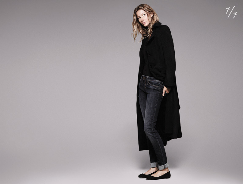 Gisele Bundchen featured in  the Esprit advertisement for Fall 2011