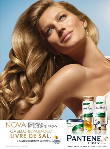 Gisele Bundchen featured in  the Pantene advertisement for Autumn/Winter 2011