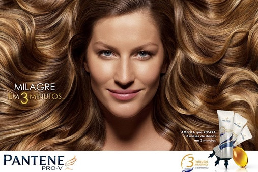 Gisele Bundchen featured in  the Pantene advertisement for Autumn/Winter 2011
