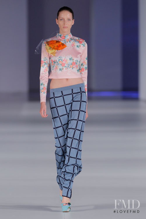 Iris Egbers featured in  the Naulover fashion show for Spring/Summer 2014