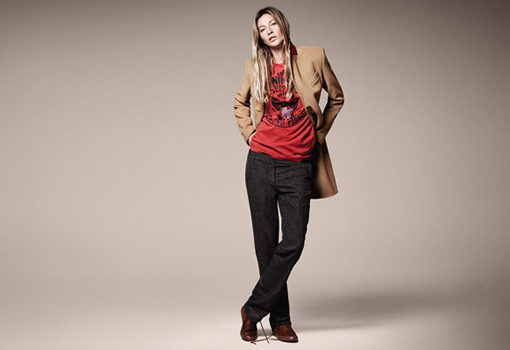 Gisele Bundchen featured in  the Esprit advertisement for Fall 2011