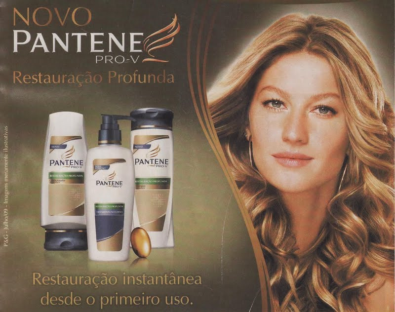 Gisele Bundchen featured in  the Pantene advertisement for Spring/Summer 2007