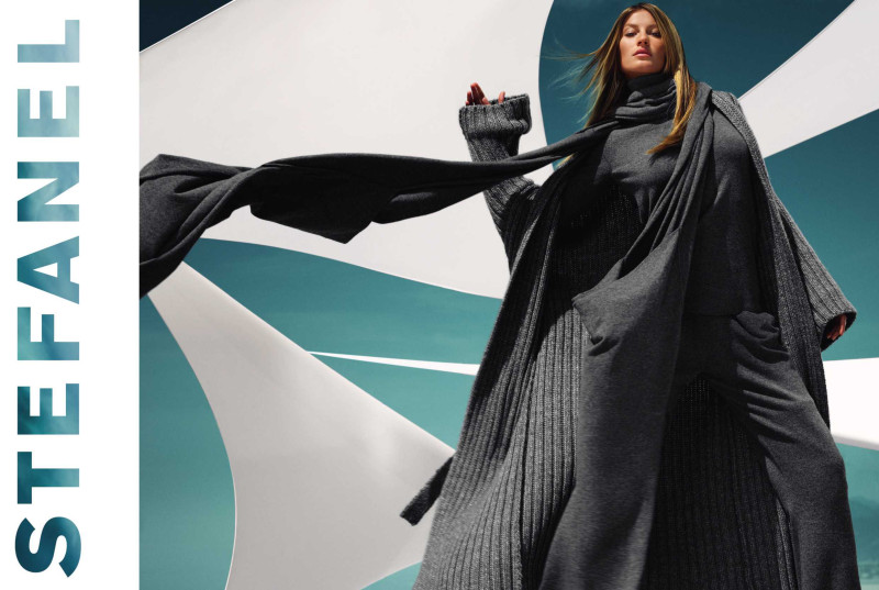 Gisele Bundchen featured in  the Stefanel advertisement for Autumn/Winter 2008