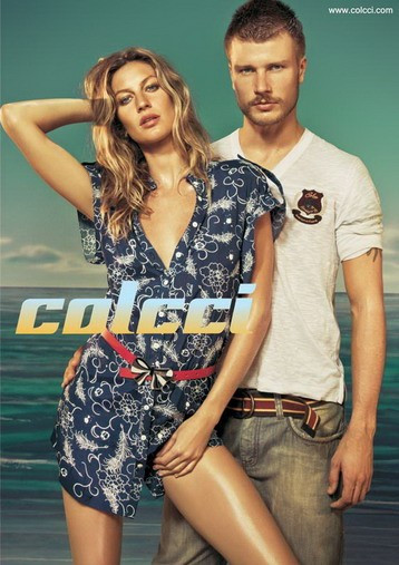 Gisele Bundchen featured in  the Colcci advertisement for Spring/Summer 2010