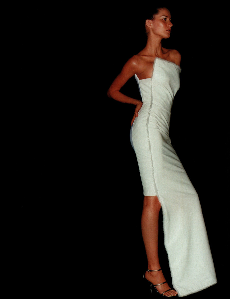 Gisele Bundchen featured in  the Atelier Versace advertisement for Autumn/Winter 1998