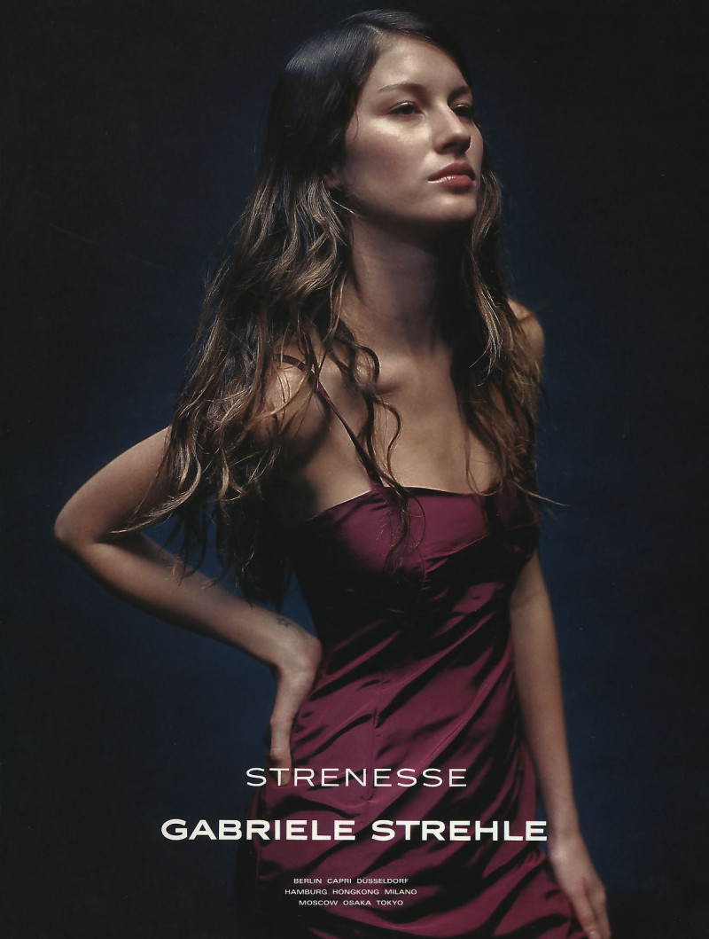 Gisele Bundchen featured in  the Strenesse Gabriele Strehle advertisement for Spring/Summer 1999