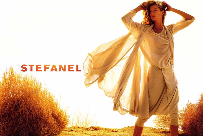 Gisele Bundchen featured in  the Stefanel advertisement for Spring/Summer 2009