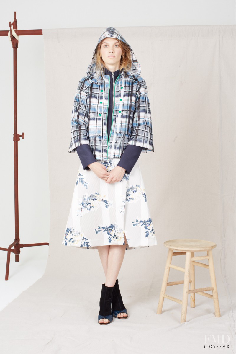 Irina Nikolaeva featured in  the SUNO lookbook for Resort 2014