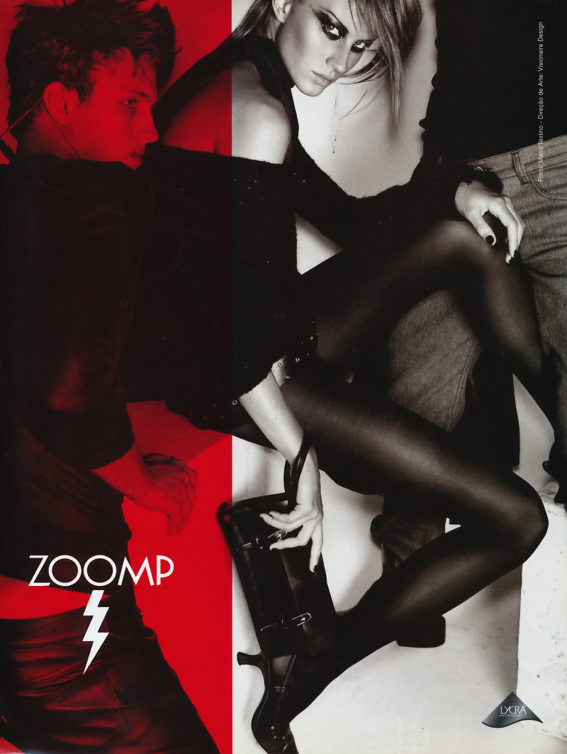 Gisele Bundchen featured in  the Zoomp advertisement for Autumn/Winter 2000
