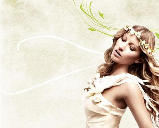 Gisele Bundchen featured in  the Stiefelkönig advertisement for Spring/Summer 2008