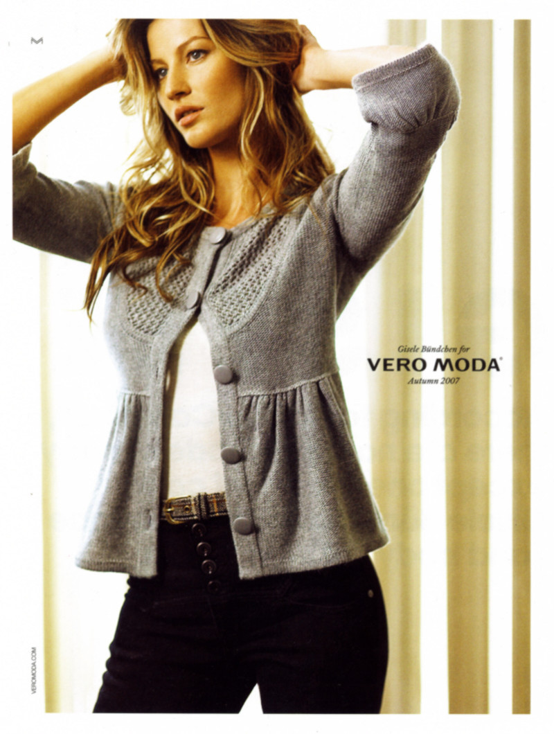 Gisele Bundchen featured in  the Vero Moda advertisement for Fall 2007