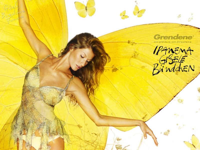 Gisele Bundchen featured in  the Ipanema advertisement for Spring/Summer 2004