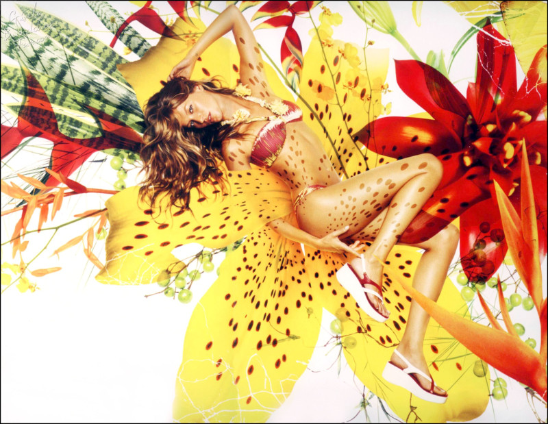 Gisele Bundchen featured in  the Ipanema advertisement for Spring/Summer 2004