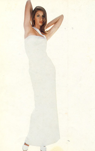 Gisele Bundchen featured in  the Lita Mortari advertisement for Spring/Summer 1995