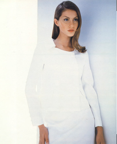 Gisele Bundchen featured in  the Lita Mortari advertisement for Spring/Summer 1995