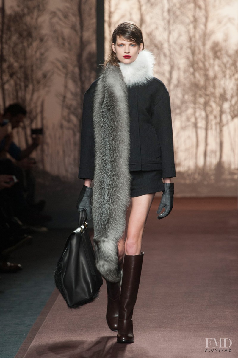 Bette Franke featured in  the Marni fashion show for Autumn/Winter 2013