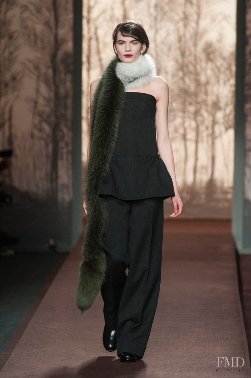Nouk Torsing featured in  the Marni fashion show for Autumn/Winter 2013