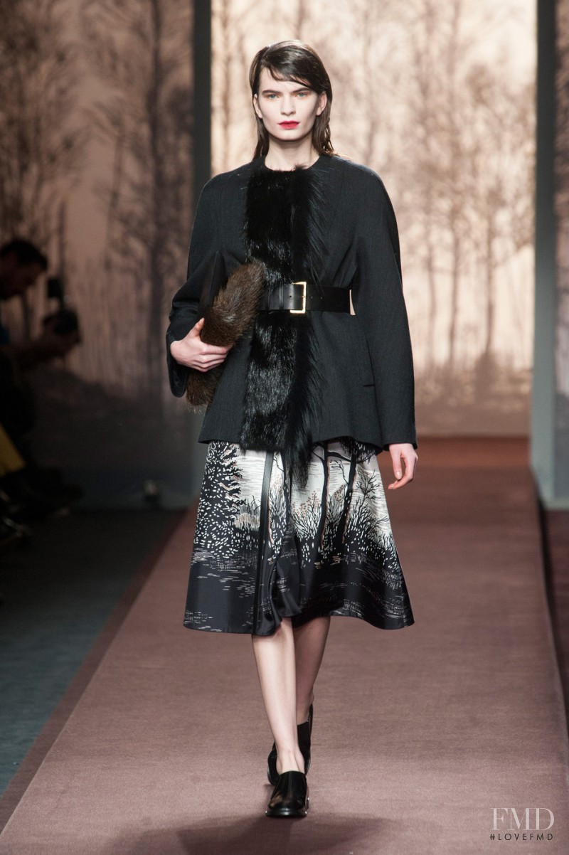 Nouk Torsing featured in  the Marni fashion show for Autumn/Winter 2013