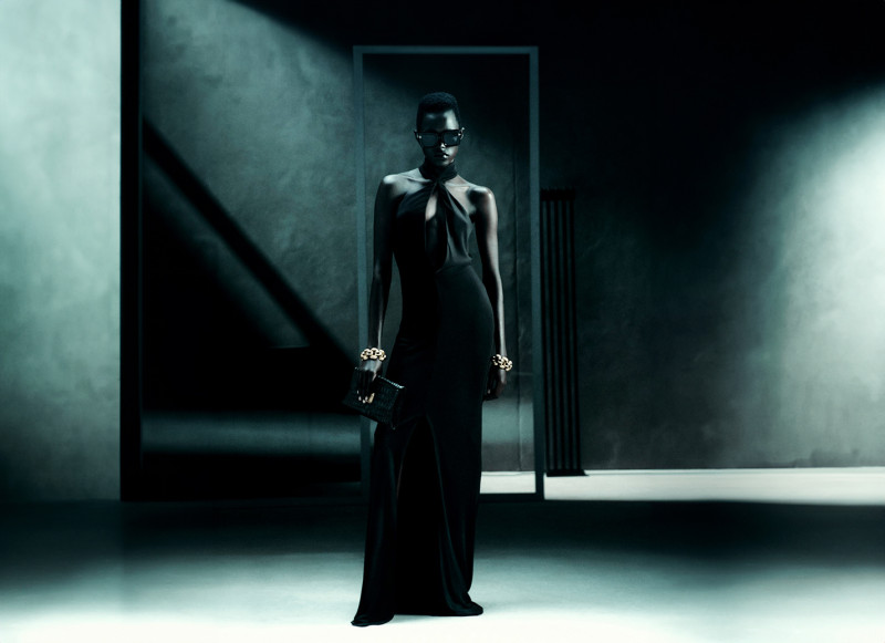 Alaato Jazyper featured in  the Tom Ford advertisement for Fall 2024