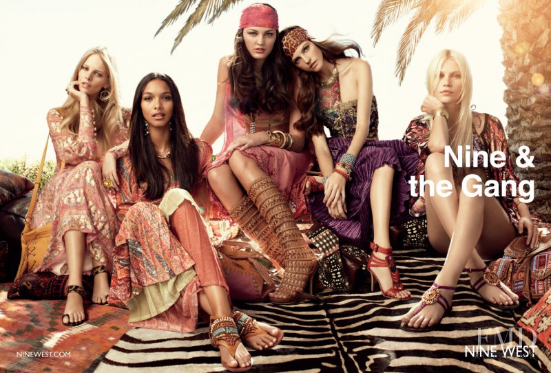 Ali Stephens featured in  the Nine West advertisement for Spring/Summer 2013