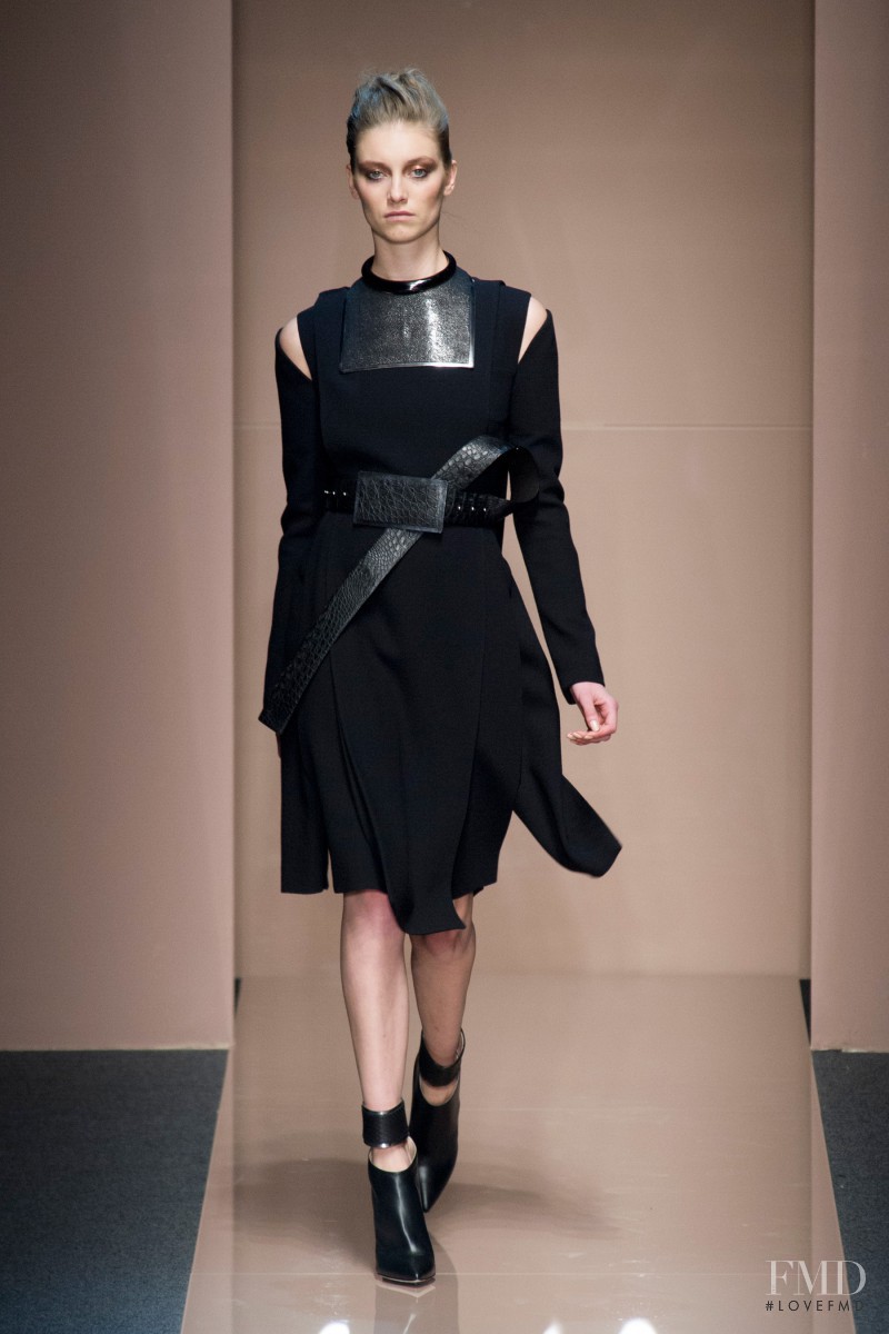 Iris van Berne featured in  the Gianfranco Ferré fashion show for Autumn/Winter 2013