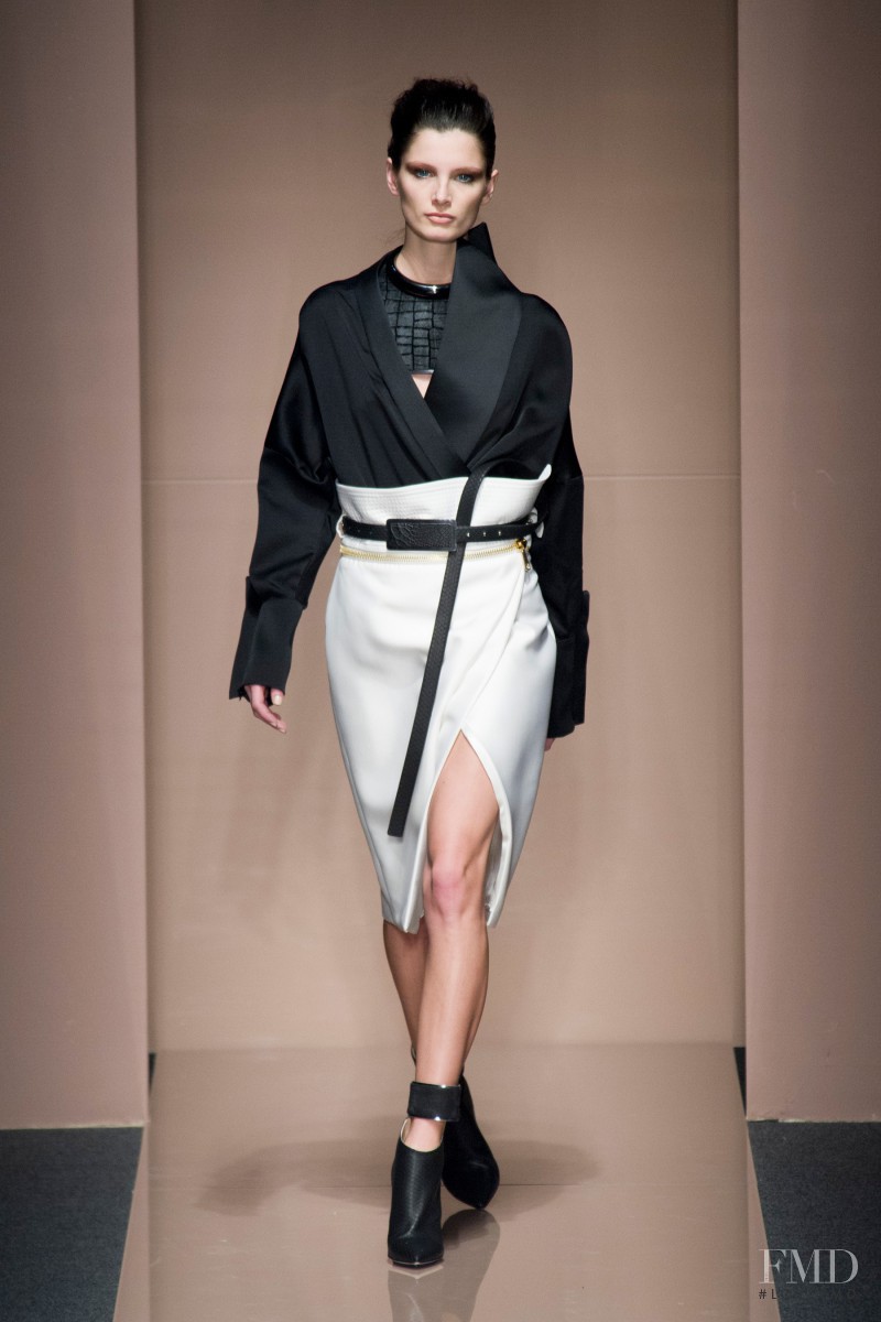 Ava Smith featured in  the Gianfranco Ferré fashion show for Autumn/Winter 2013
