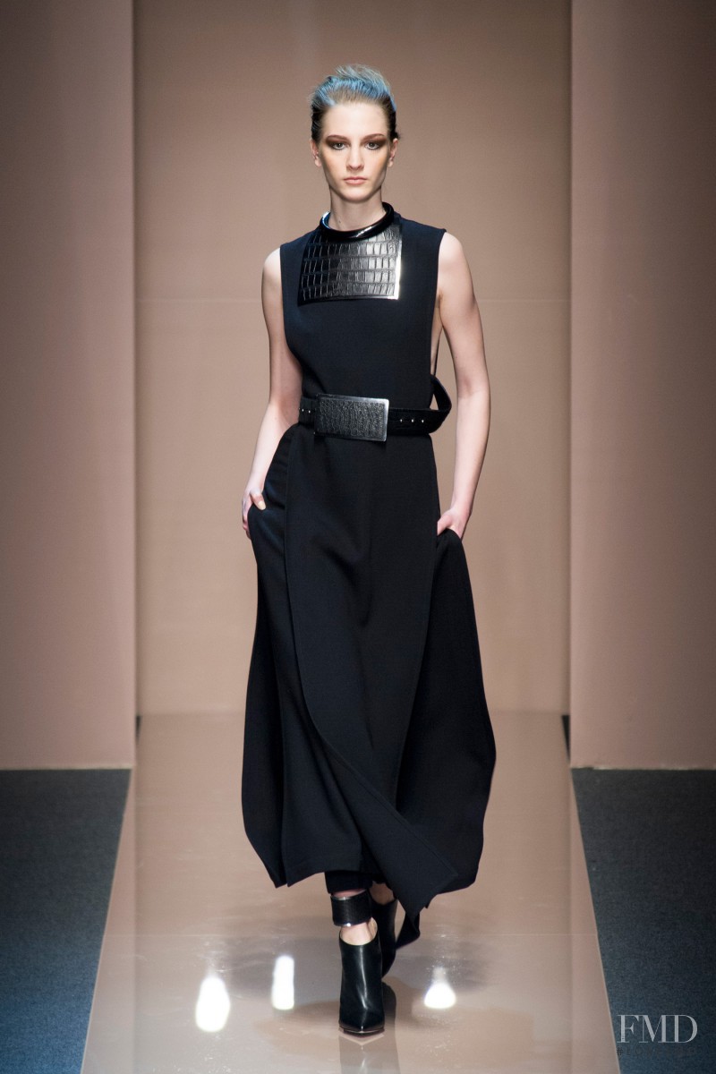 Rosanna Georgiou featured in  the Gianfranco Ferré fashion show for Autumn/Winter 2013