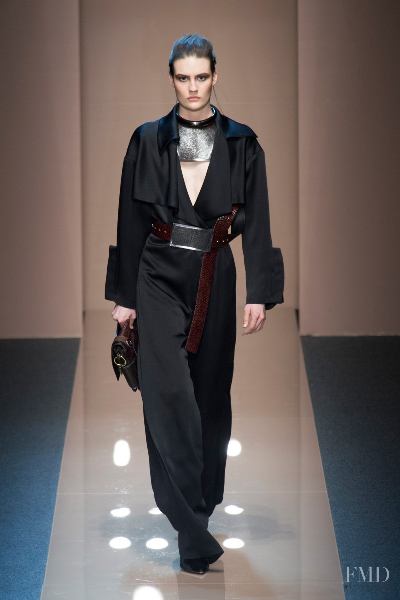 Maria Bradley featured in  the Gianfranco Ferré fashion show for Autumn/Winter 2013