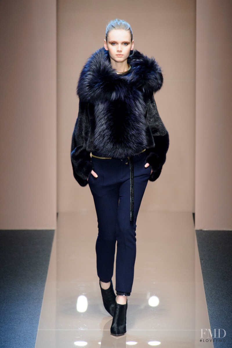 Lenka Hanakova featured in  the Gianfranco Ferré fashion show for Autumn/Winter 2013