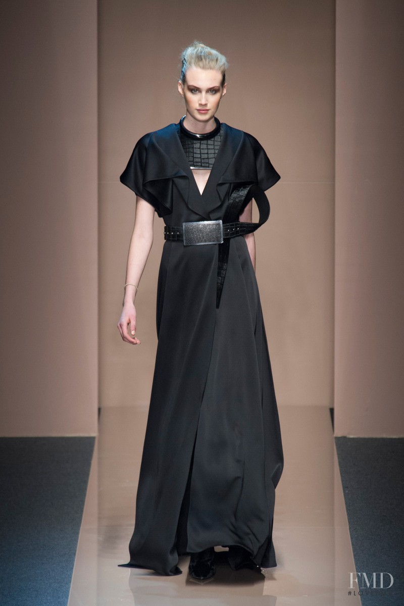 Dauphine McKee featured in  the Gianfranco Ferré fashion show for Autumn/Winter 2013