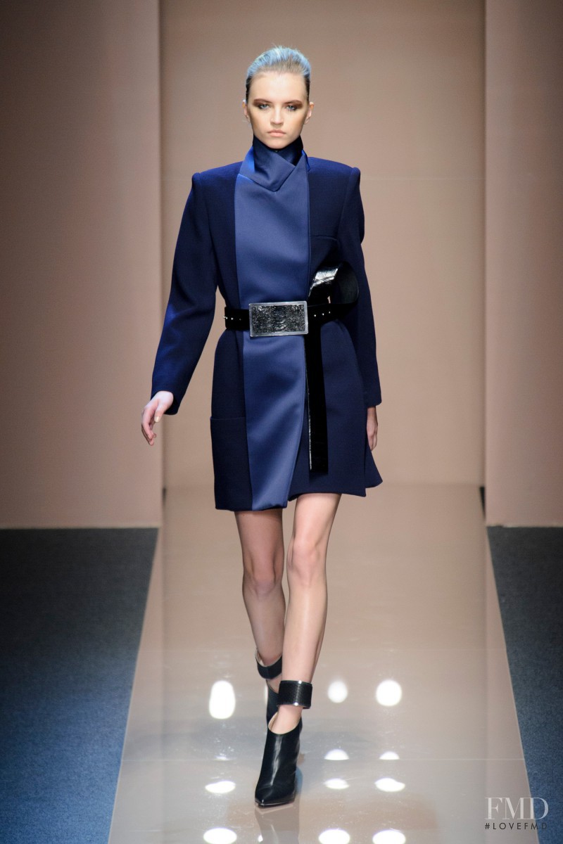 Anabela Belikova featured in  the Gianfranco Ferré fashion show for Autumn/Winter 2013