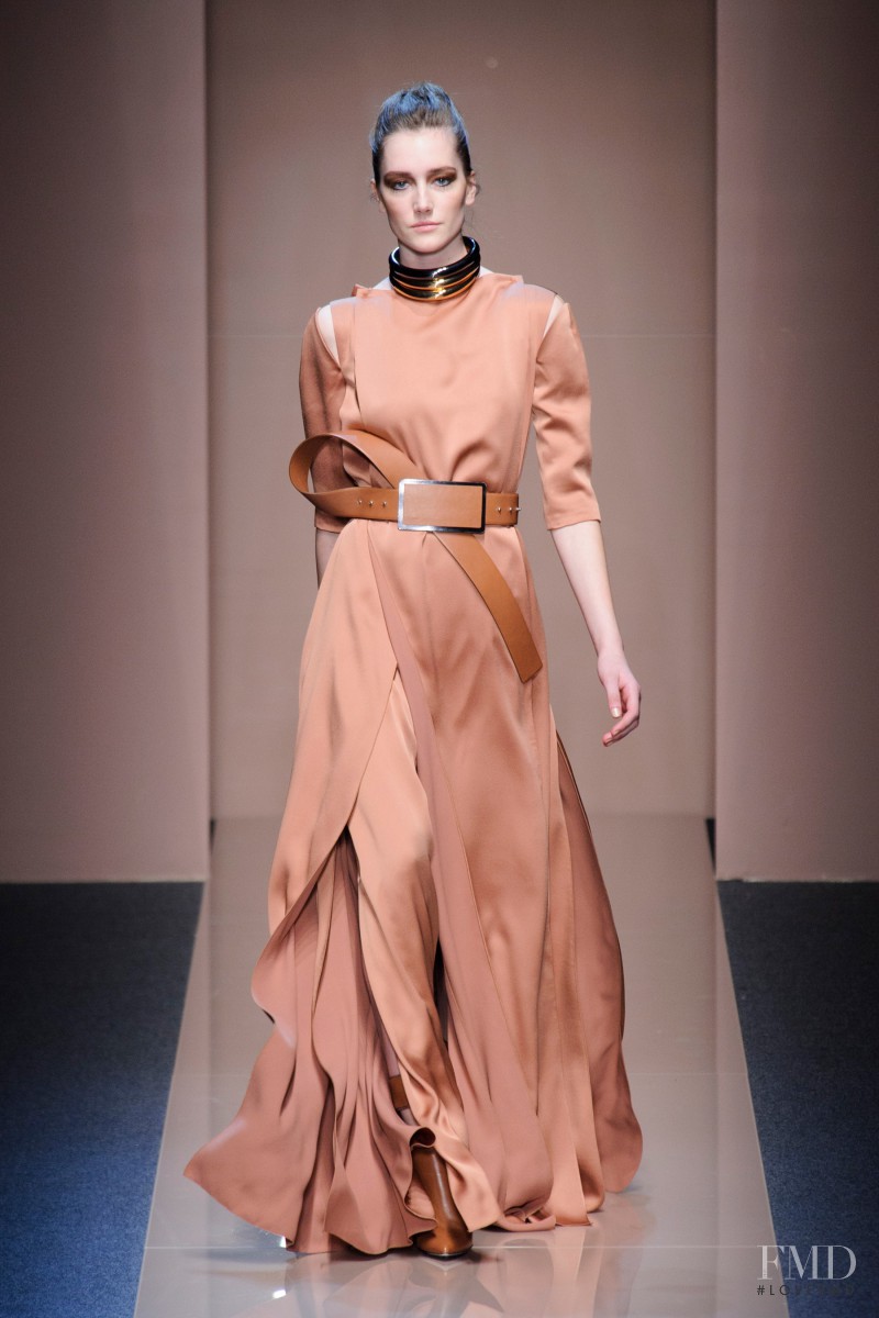 Joséphine Le Tutour featured in  the Gianfranco Ferré fashion show for Autumn/Winter 2013