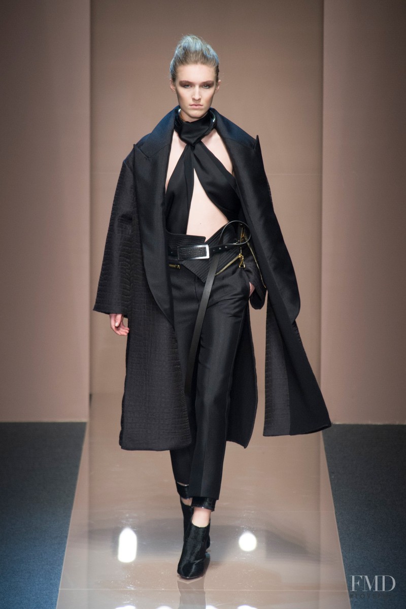 Manuela Frey featured in  the Gianfranco Ferré fashion show for Autumn/Winter 2013